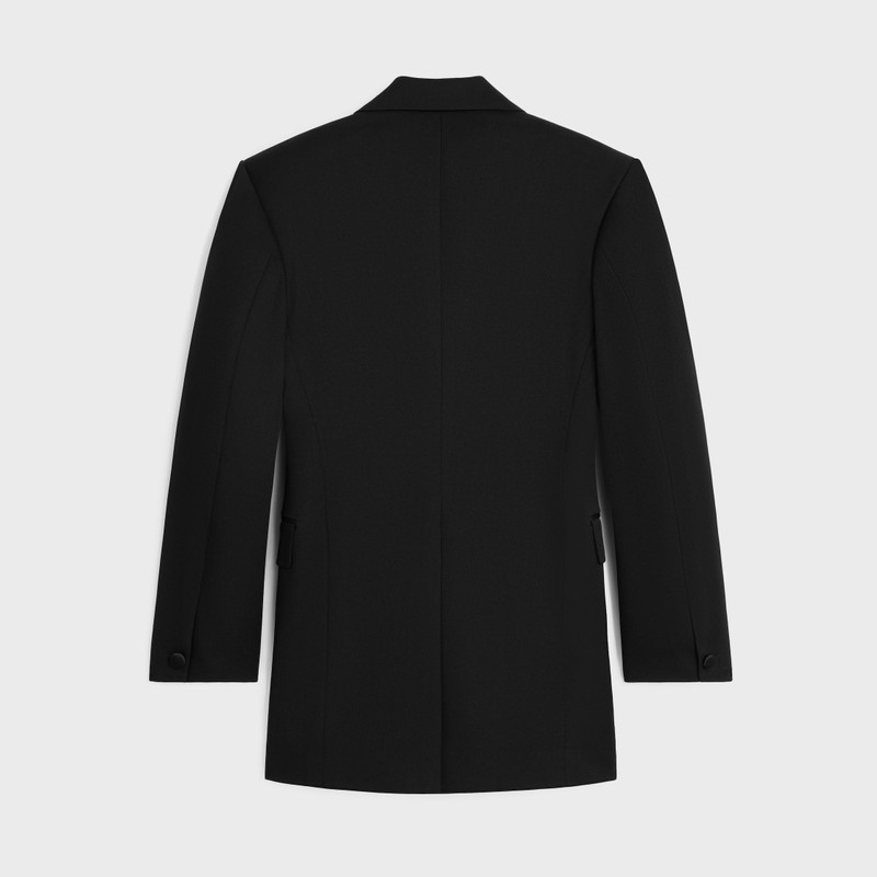 CELINE COLONNE TUX JACKET IN wool and mohair gabardine outlook