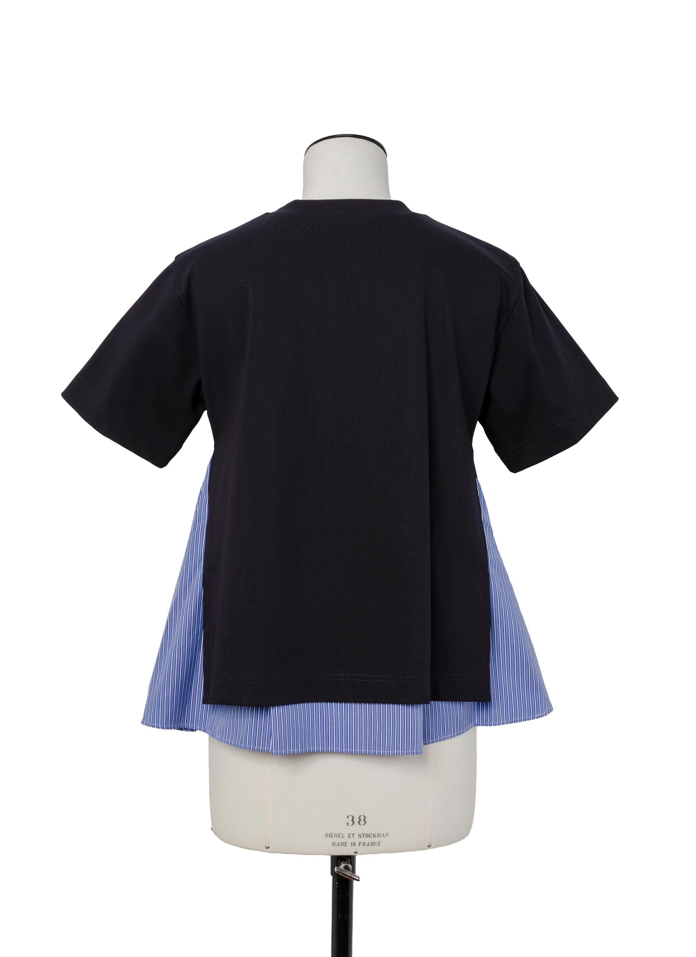 Poplin x Cotton Jersey T-Shirt - 3