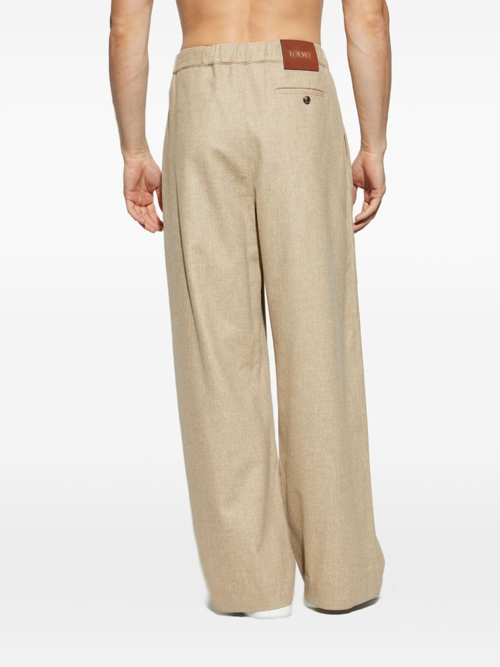 Loewe Men Wool And Cashmere Trousers - 3