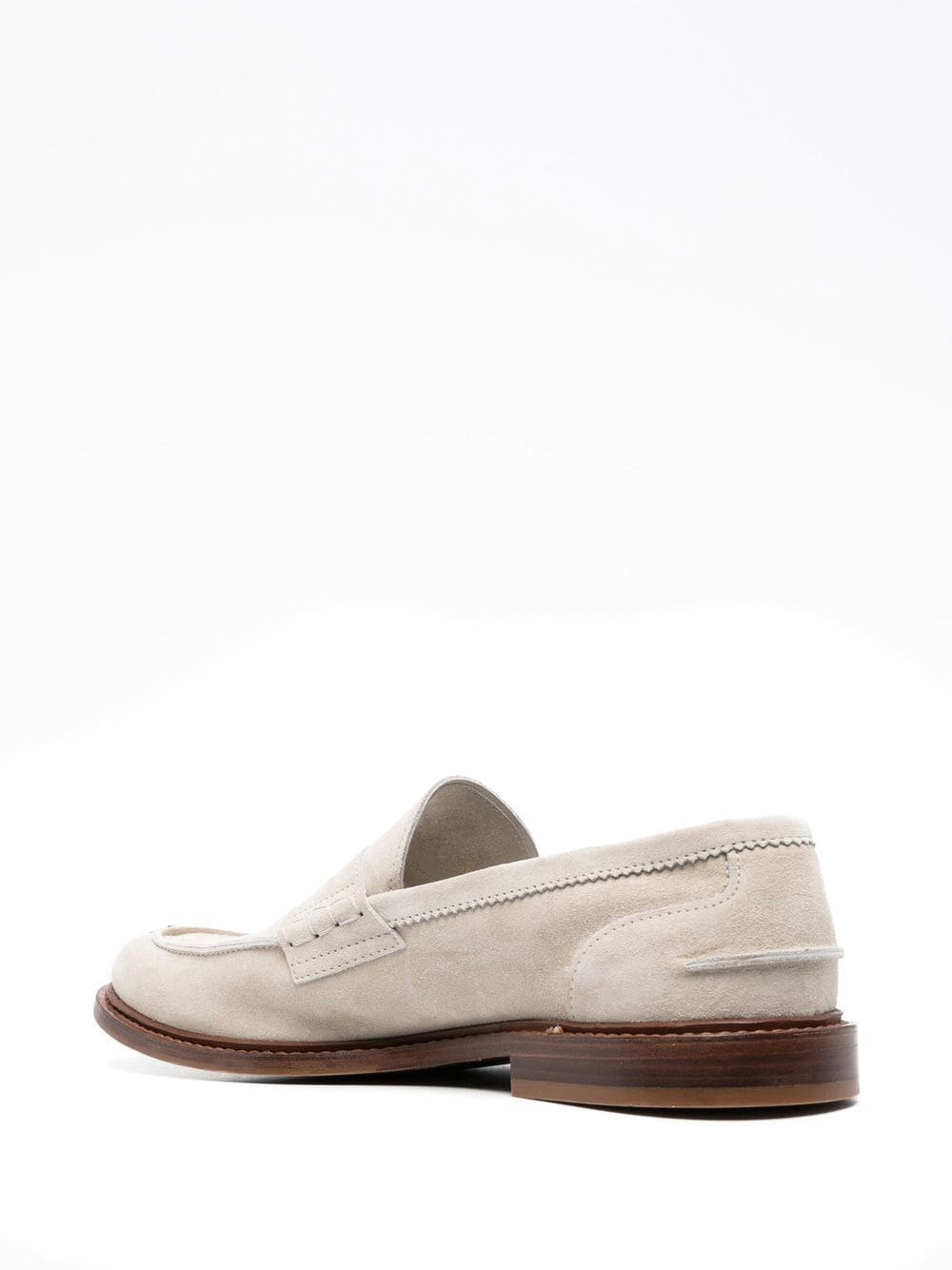 penny-slot suede loafers - 3