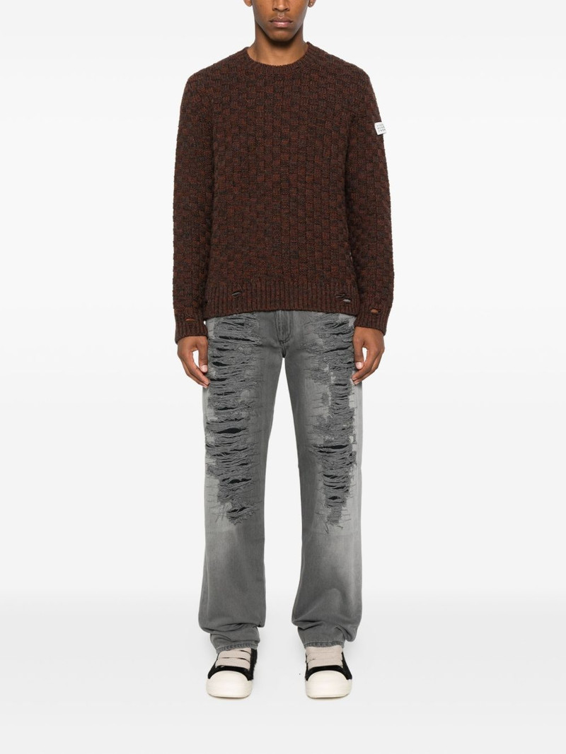 MM6 Maison Margiela distressed-frayed jeans outlook