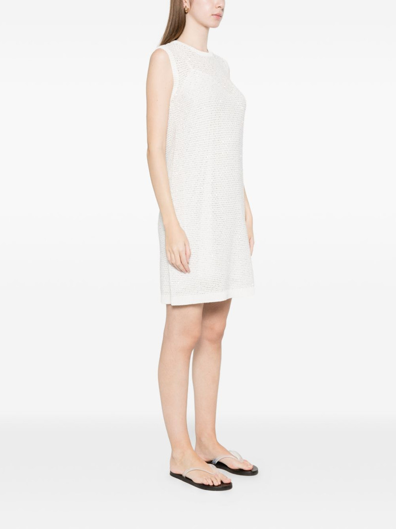 crew-neck sleeveless mini dress 3