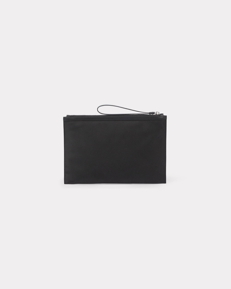 KENZO Large 'KENZO Varsity' purse in embroidered nylon outlook