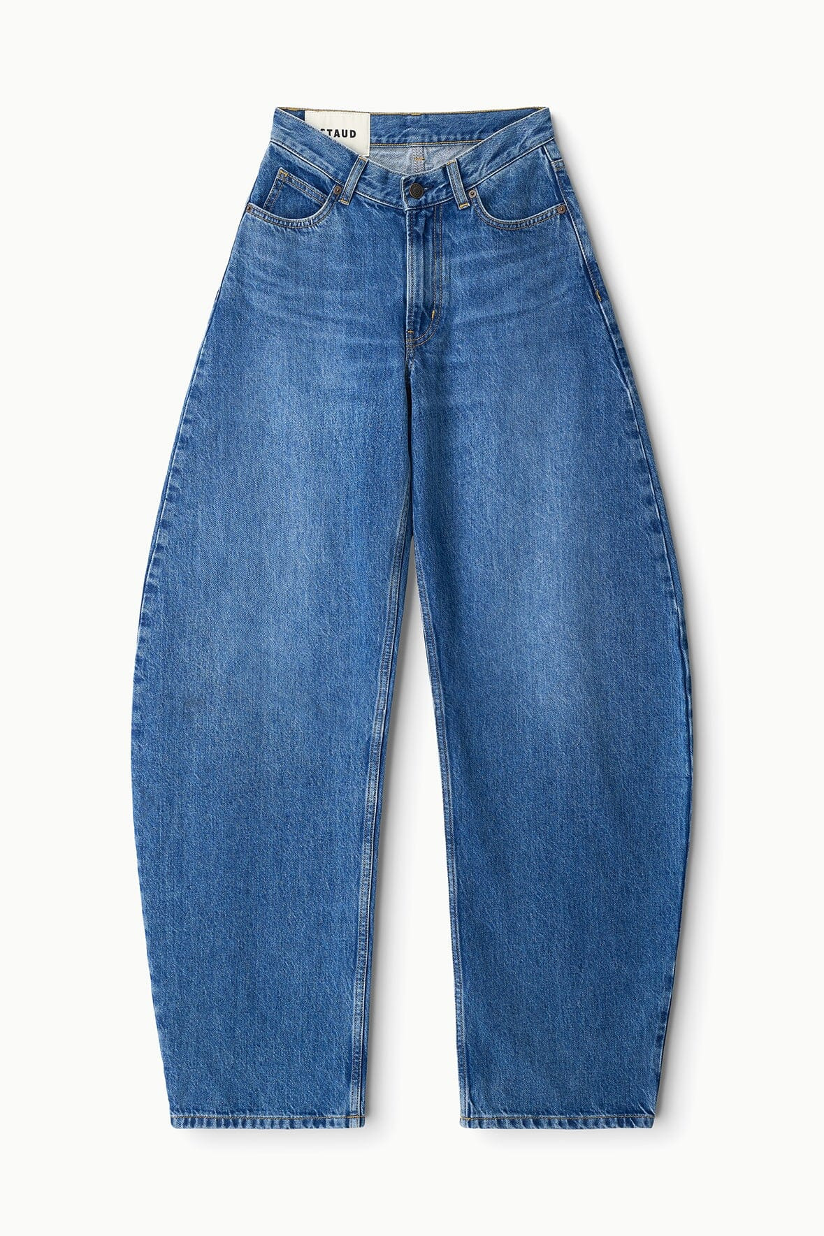 STAUD JACKSON BARREL JEAN VINTAGE WASH - 11