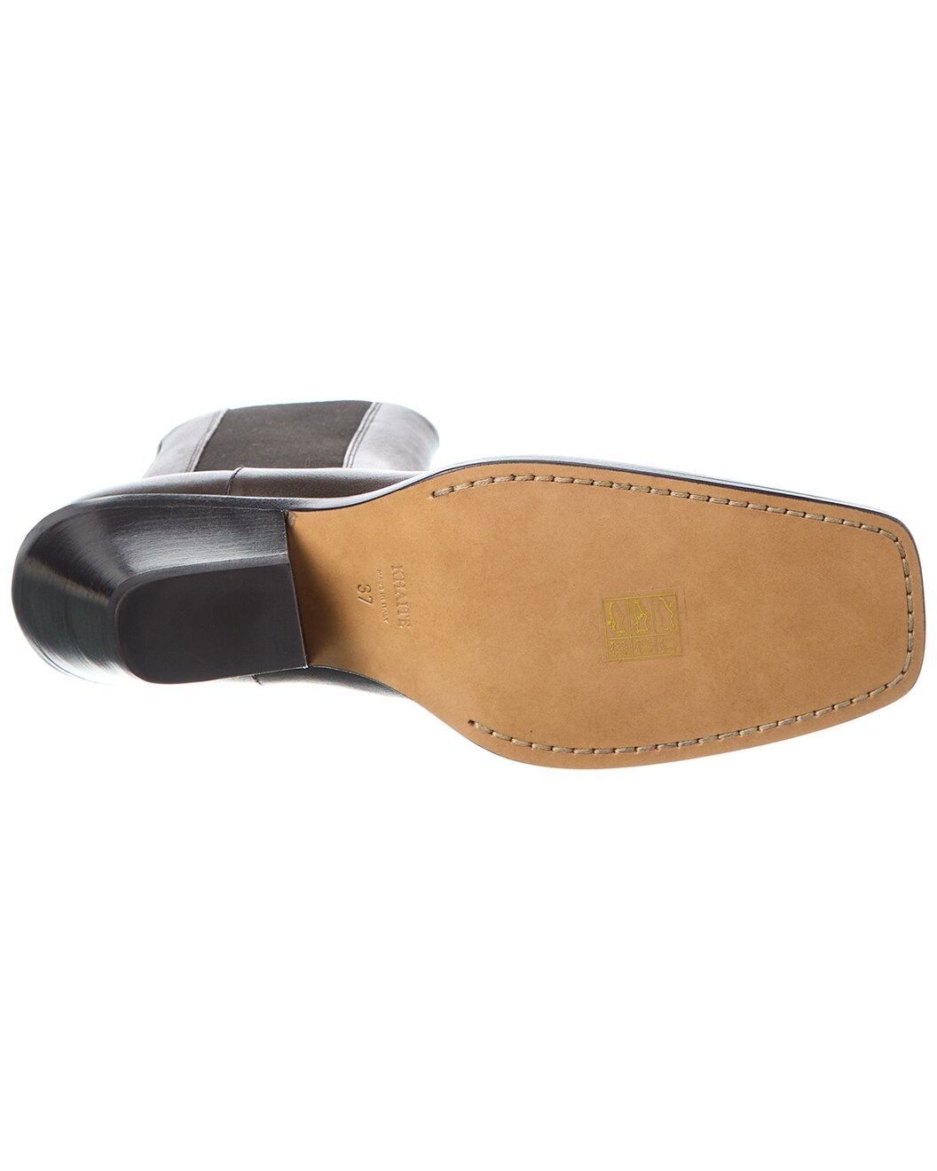 KHAITE Austin Leather Bootie - 4