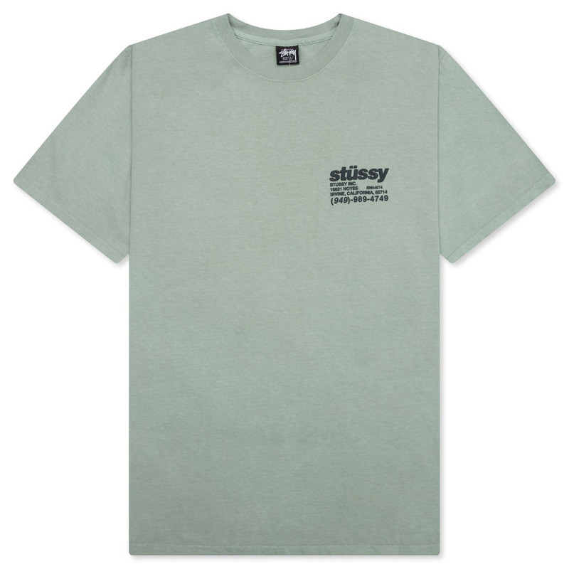 DNA PIGMENT DYED TEE - GRANITE - 1