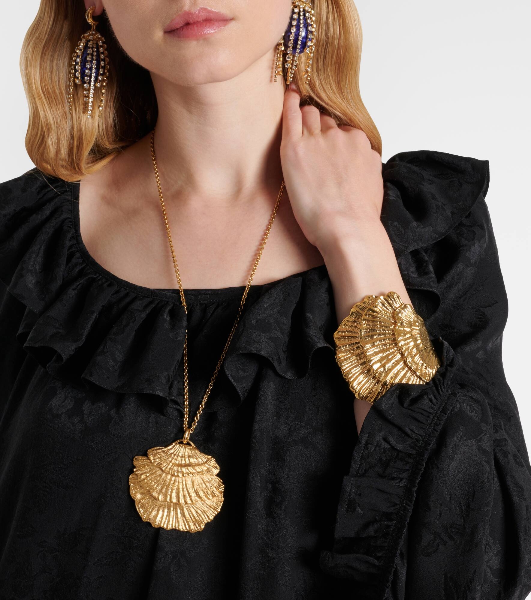 Oversized cuff bracelet - 5