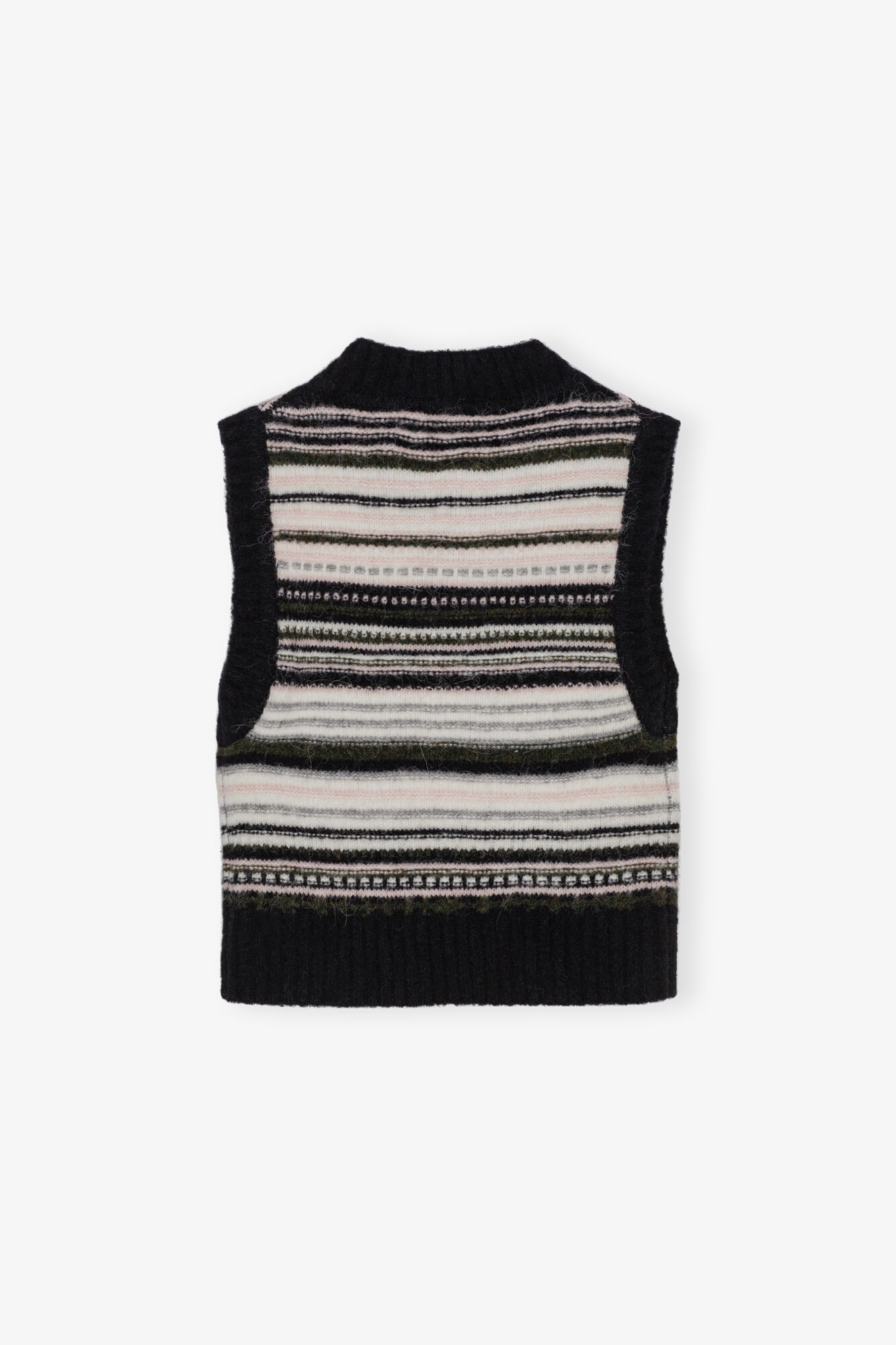 STRIPED KNIT VEST - 6