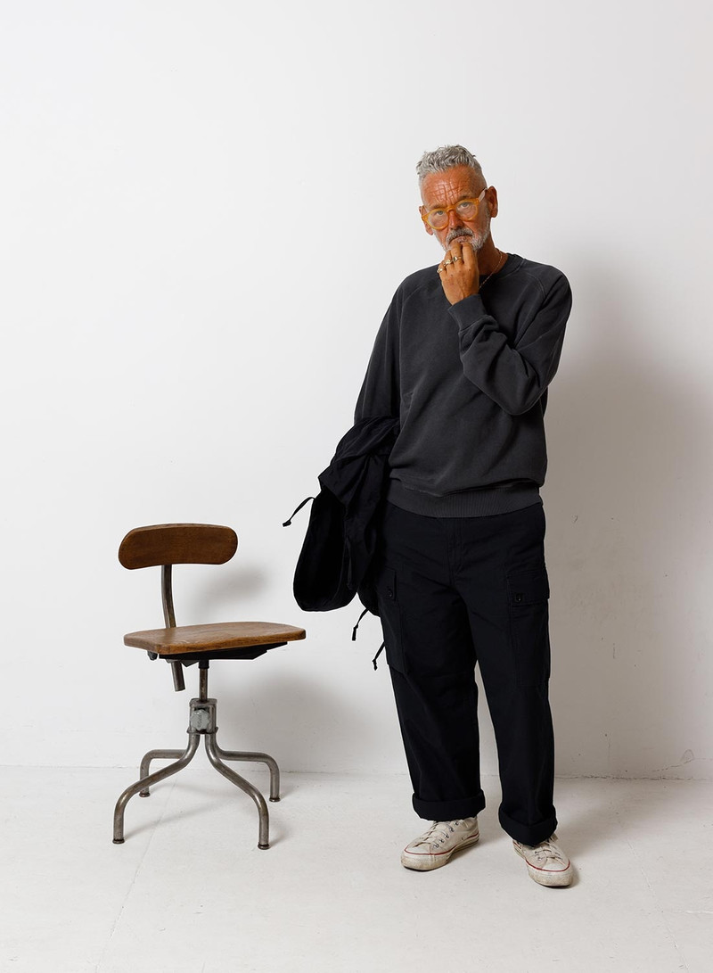 Nigel Cabourn Dutch Pant in Black outlook