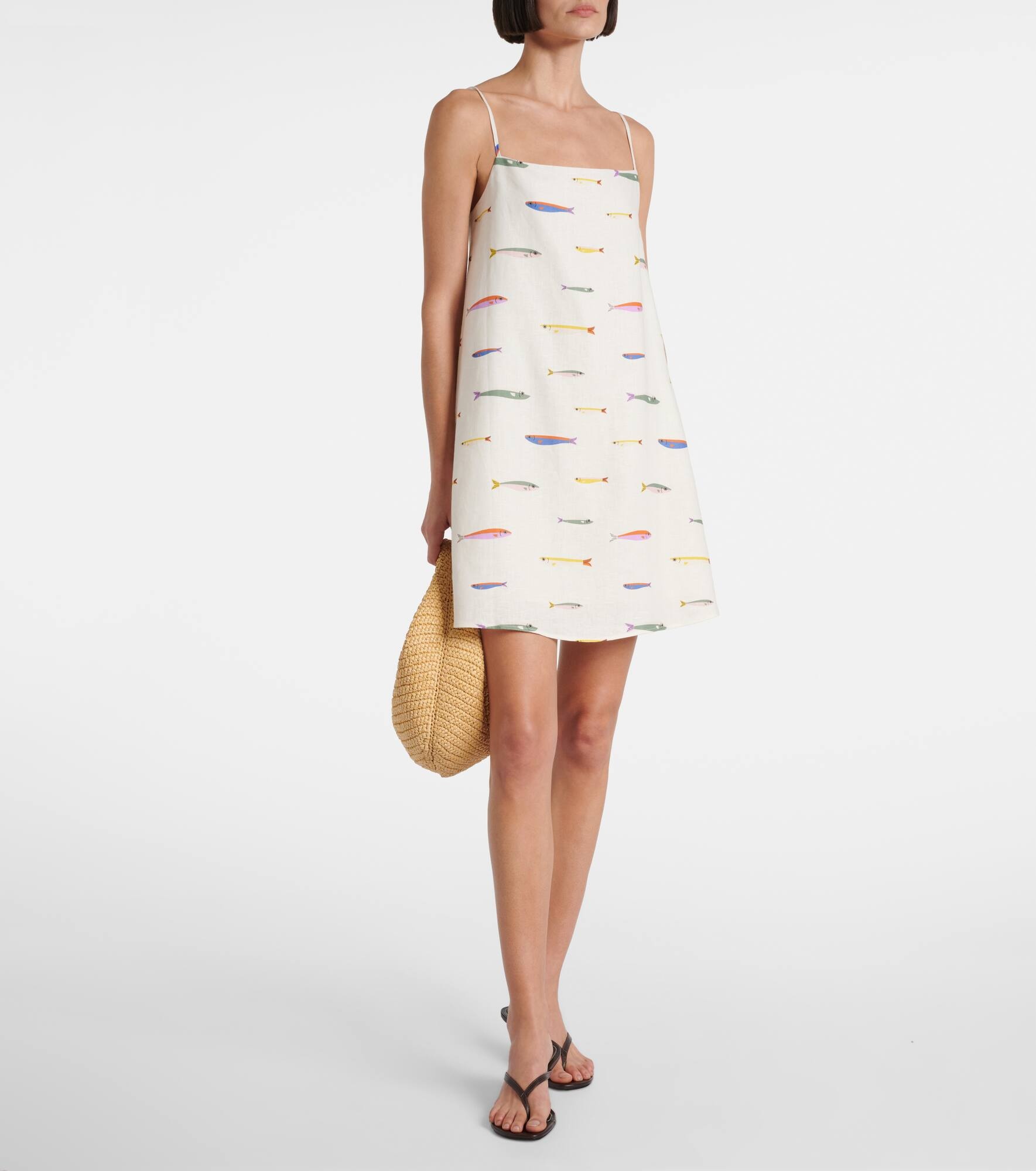 Laura printed cotton minidress - 2