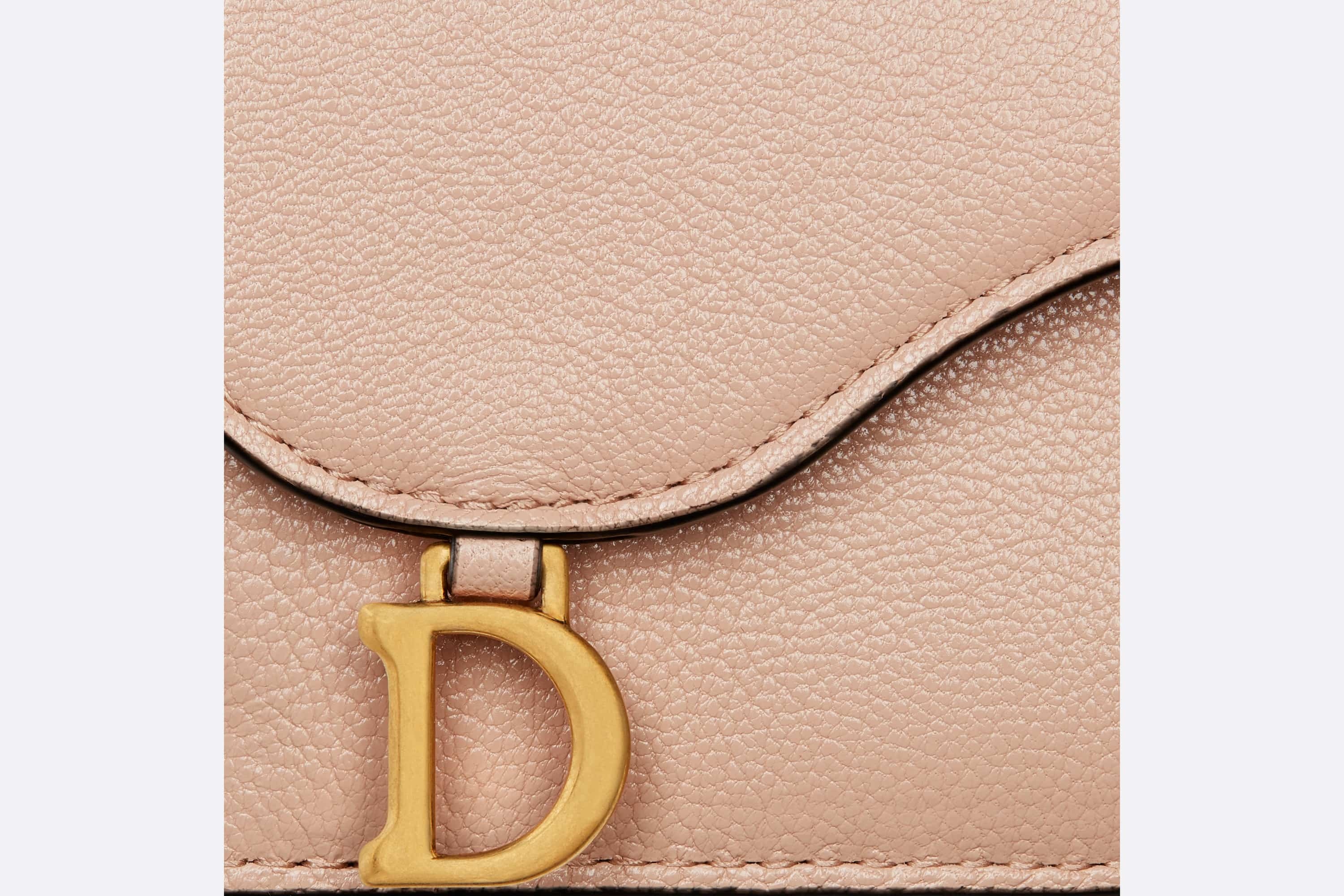 Saddle Flap Compact Zipped Card Holder - 6