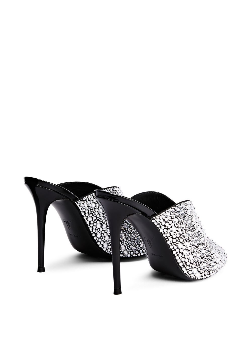 Intriigo Crystal heeled mules - 3