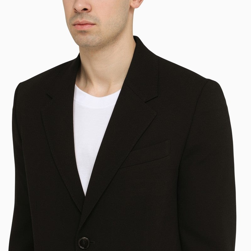 Ami Paris Black Wool Single-Breasted Jacket Men - 4