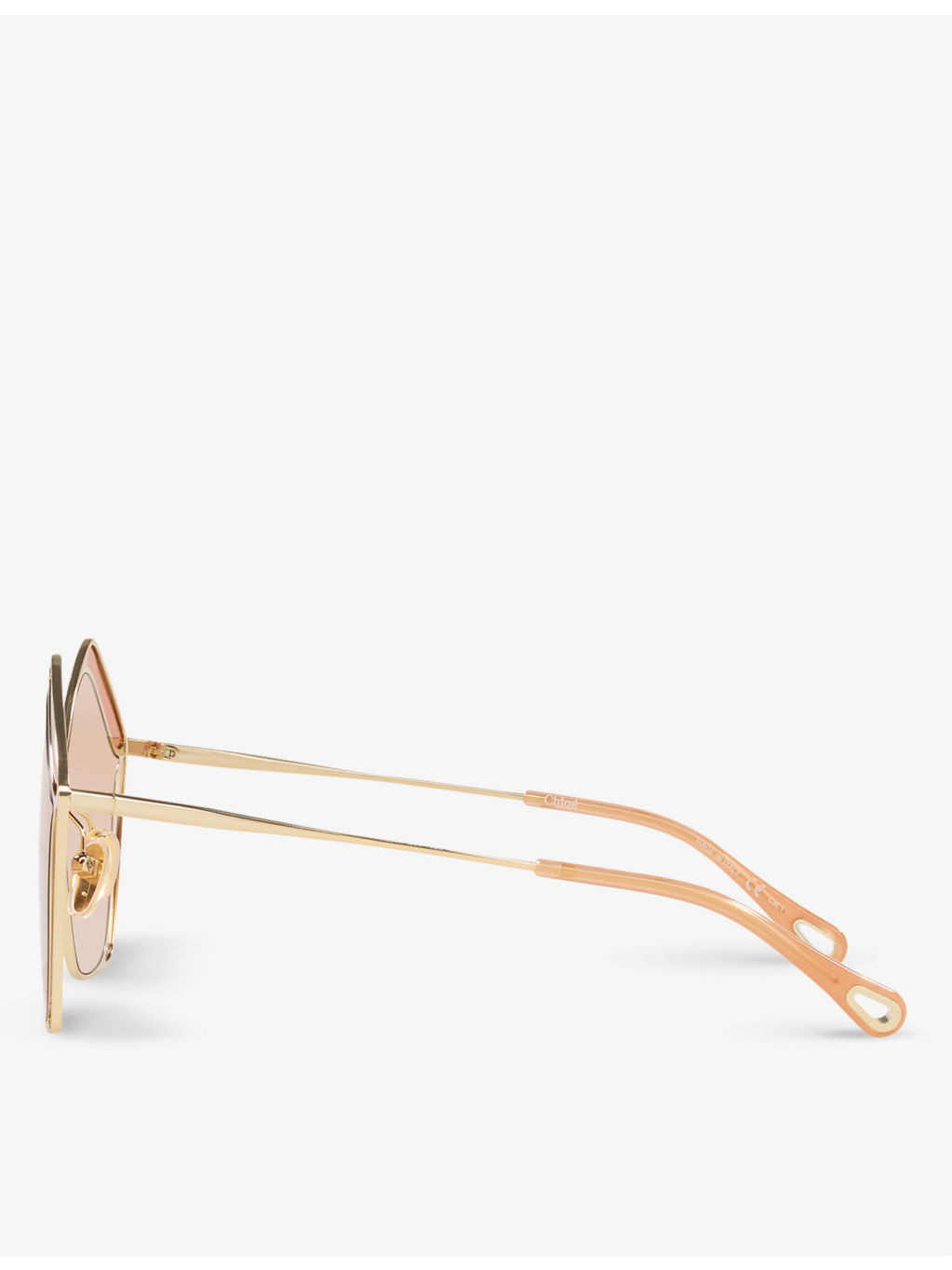CH0026S Gemma metal and acetate pentagon-frame sunglasses - 5