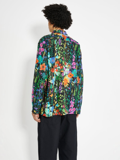 Engineered Garments ENGINEERED GARMENTS CLASSIC SHIRT BLACK COTTON FLORAL LAWN outlook