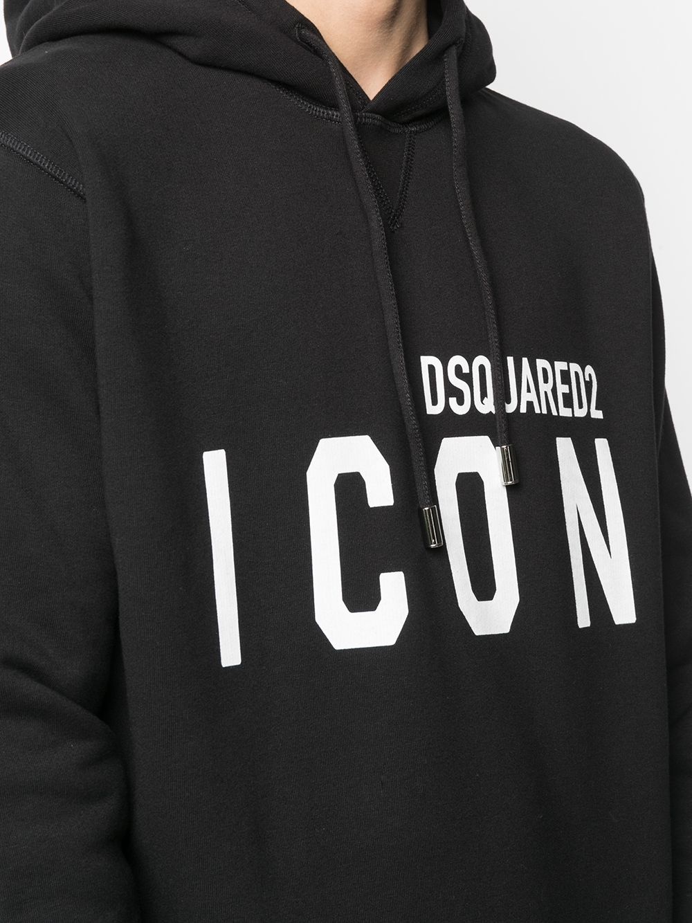 Icon-print hoodie - 5