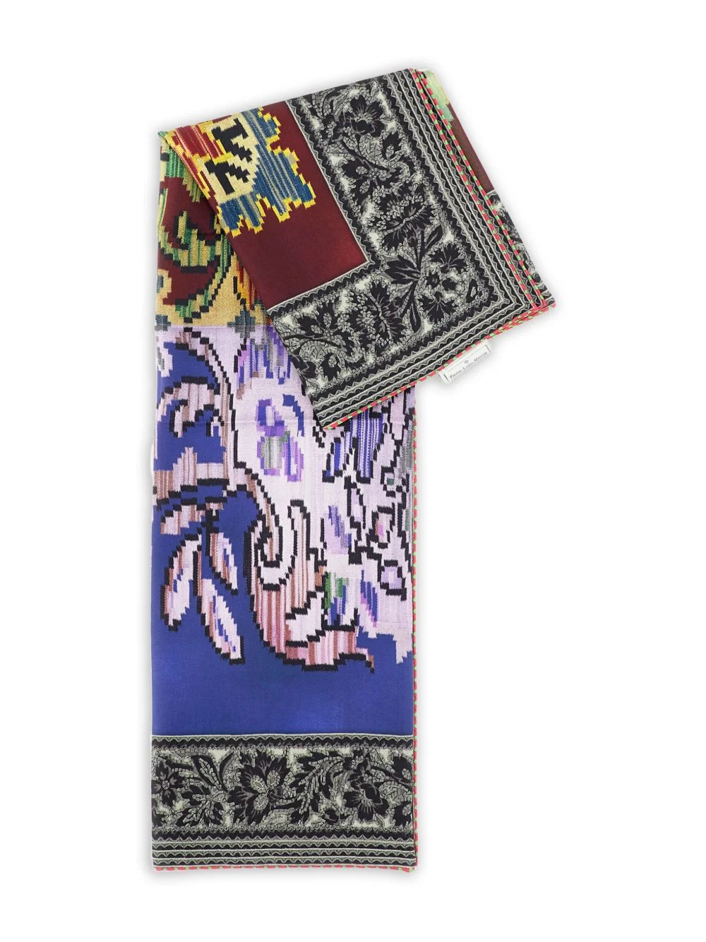 floral-print scarf - 1