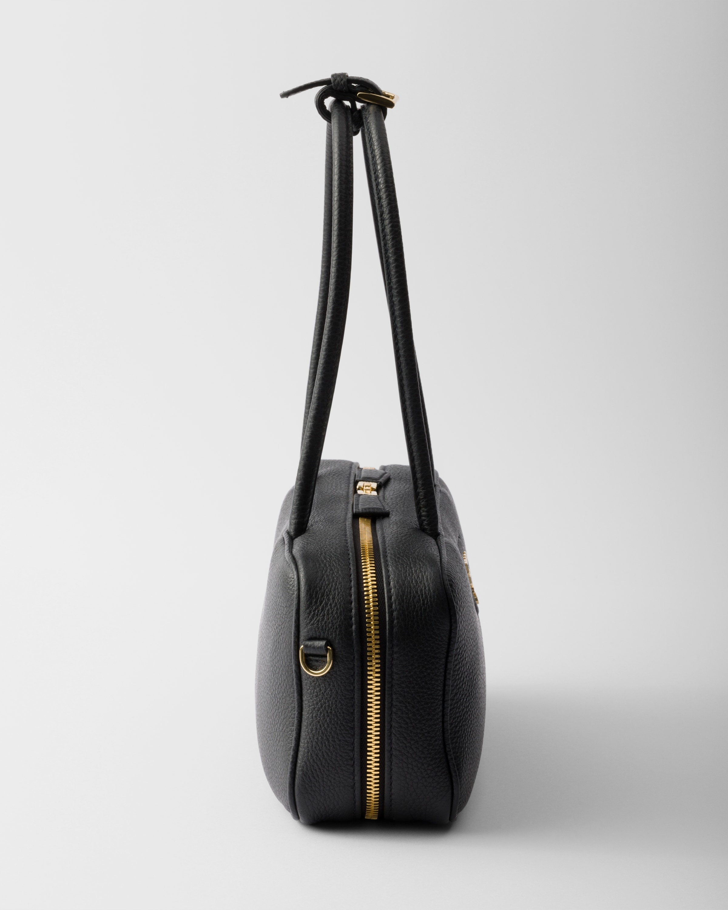 Medium leather top-handle bag - 5