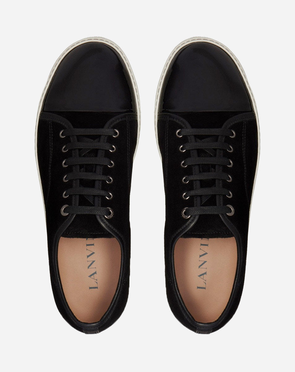 DBB1 SUEDE AND PATENT LEATHER SNEAKERS - 5