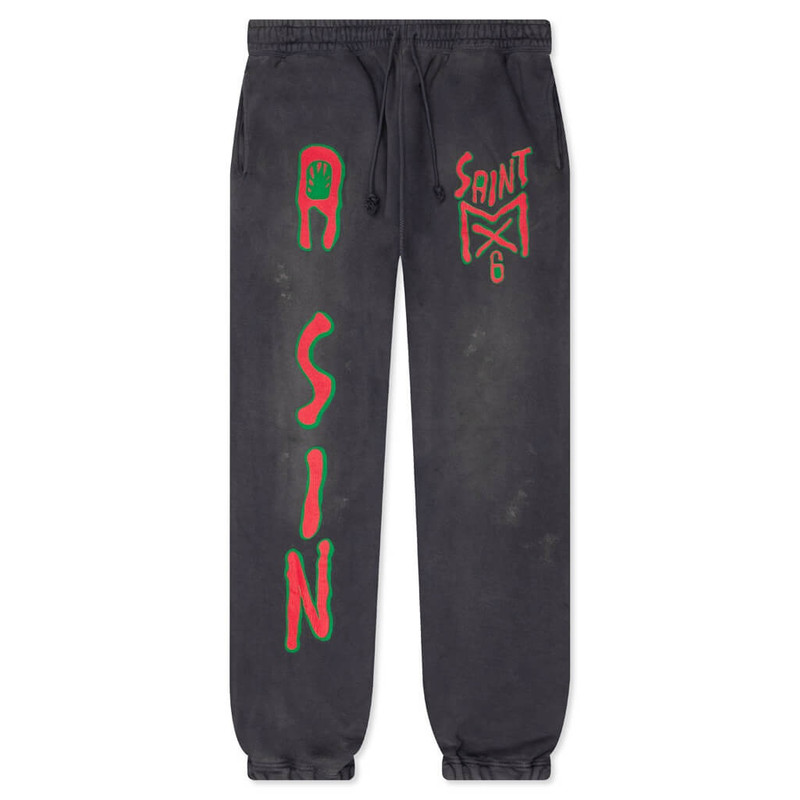 MX6 SWEAT PANTS - BLACK - 1