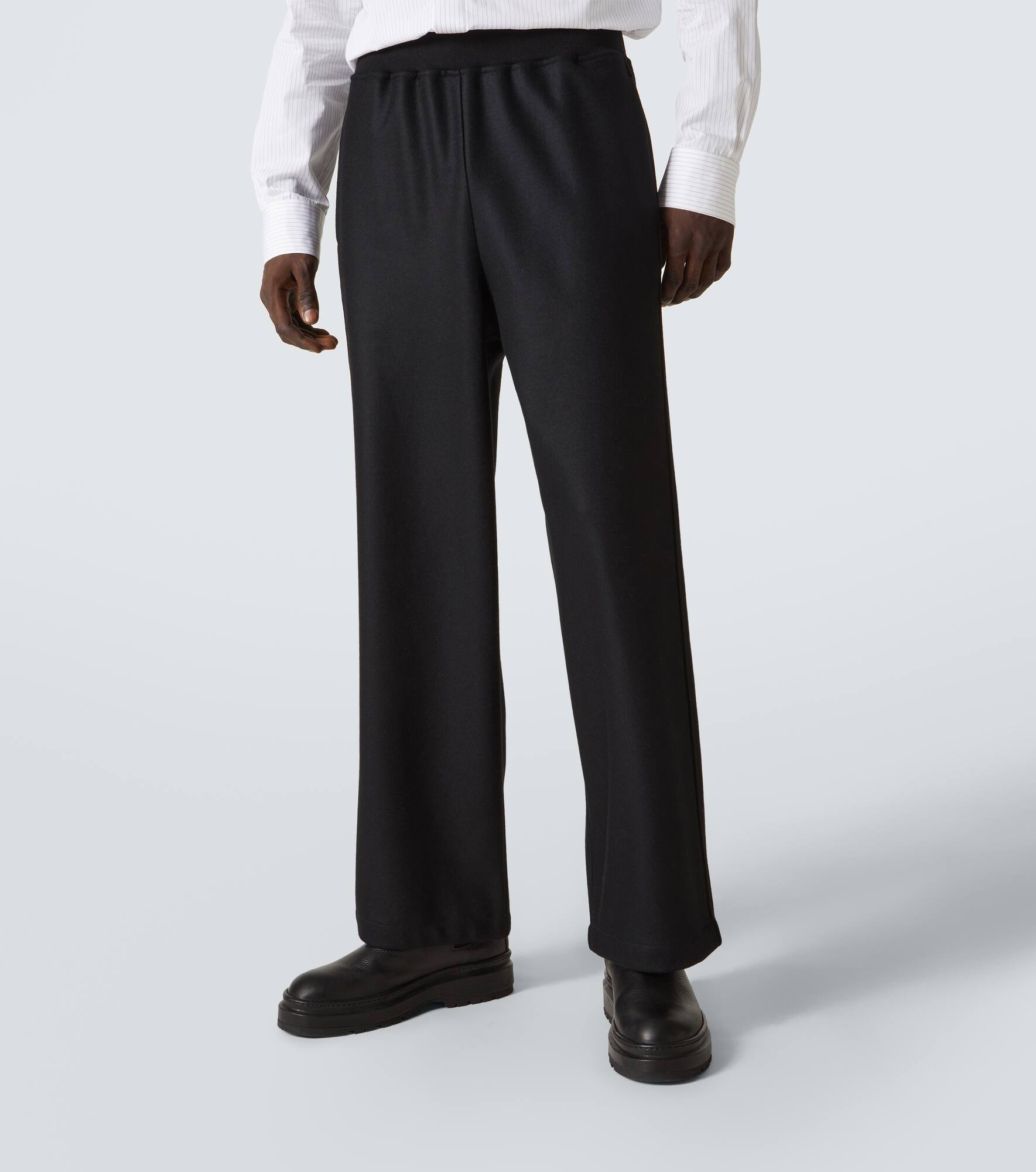Wool straight pants - 3