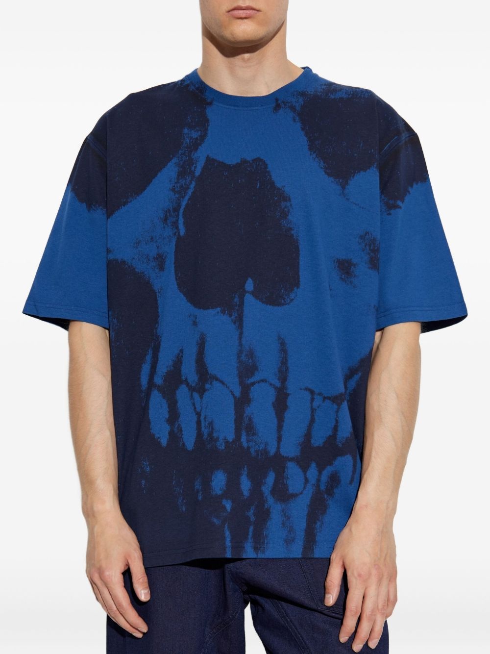 skull-print t-shirt - 3