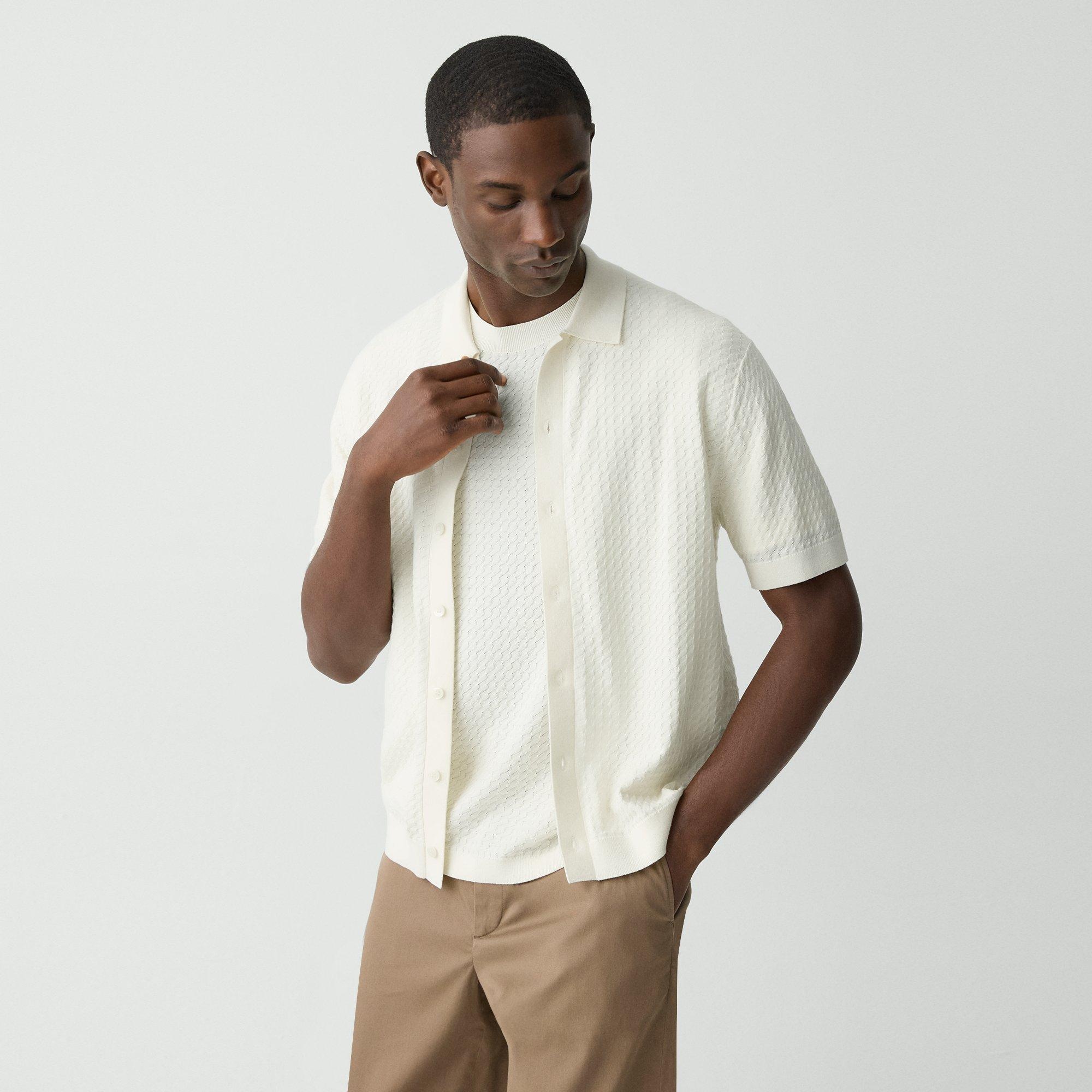 Cairn Short-Sleeve Sweater in Cotton - 2