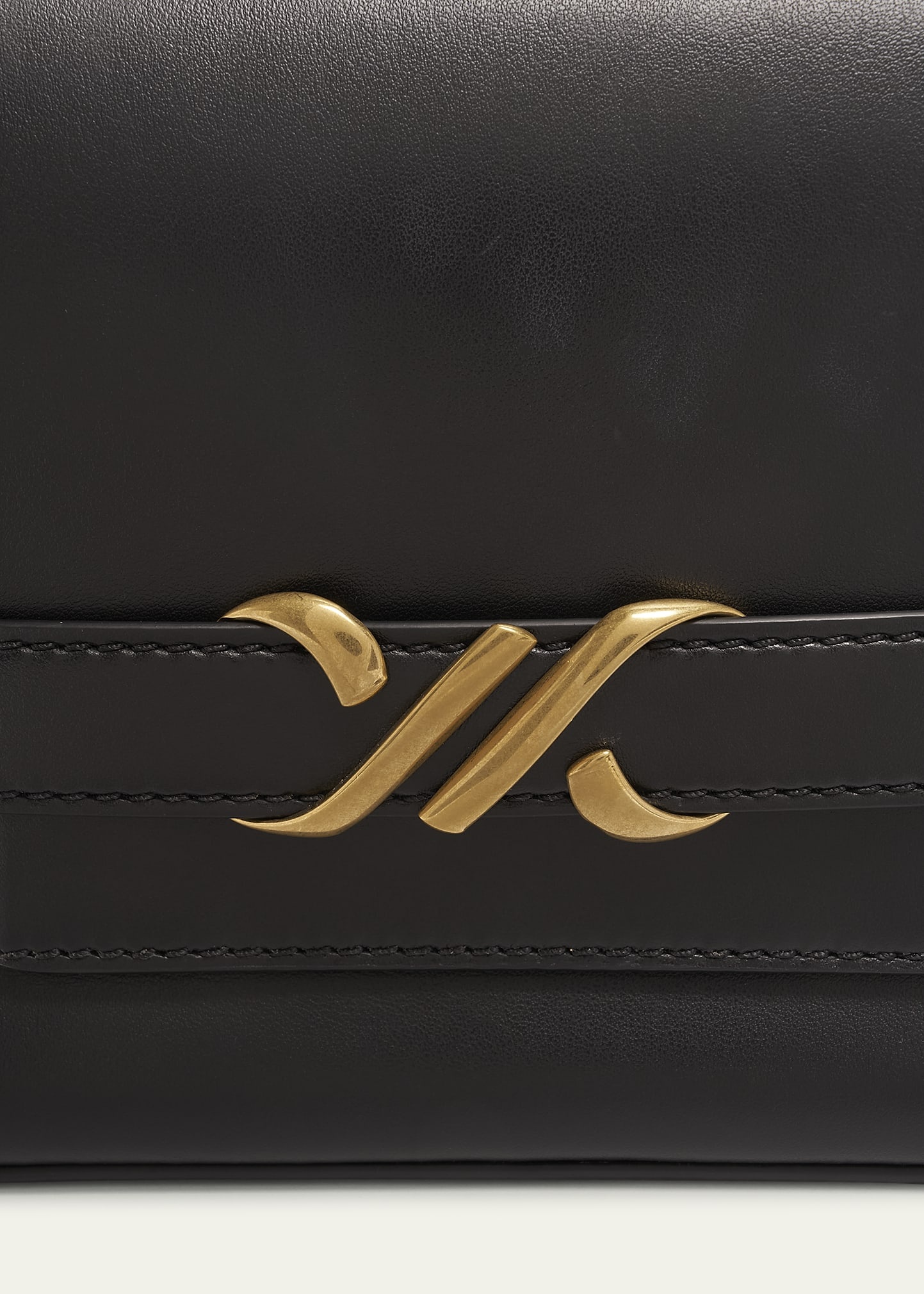Buckle Box Leather Crossbody Bag - 5