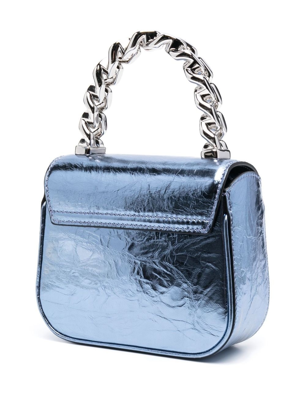 La Medusa metallic leather mini bag - 4