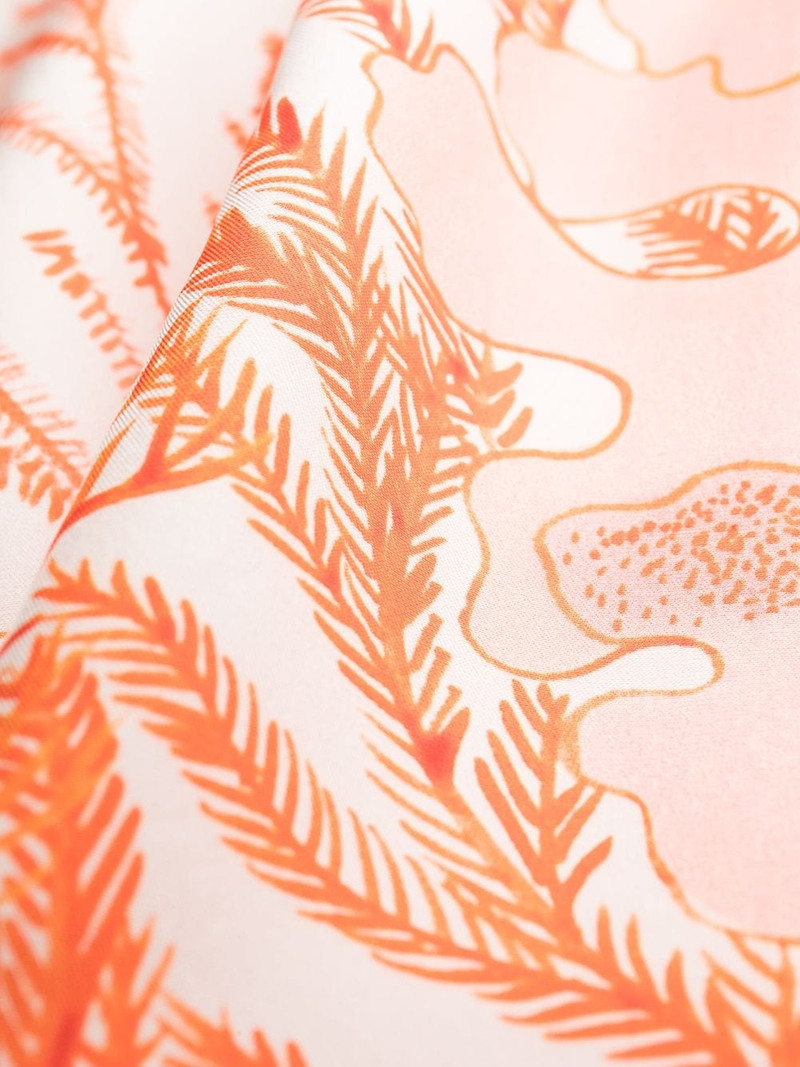 tropical print sleeveless dress 8