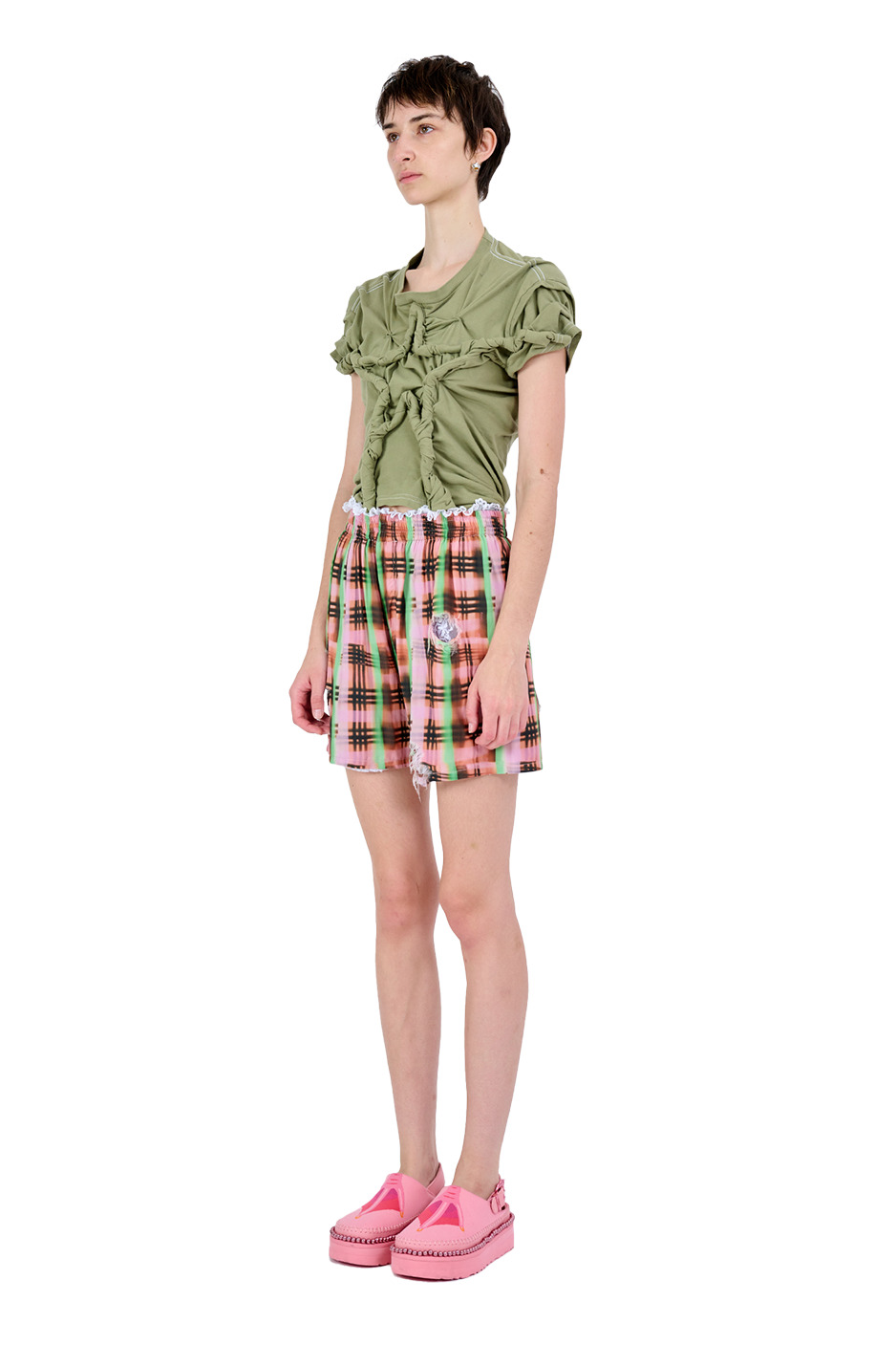 REGENERATIVE PLAID ODEON BOXER - 7