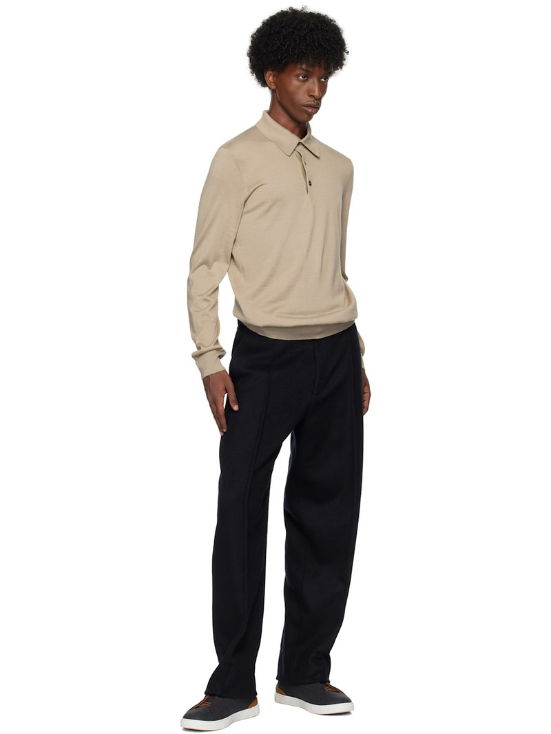 ZEGNA Taupe Casheta Polo outlook