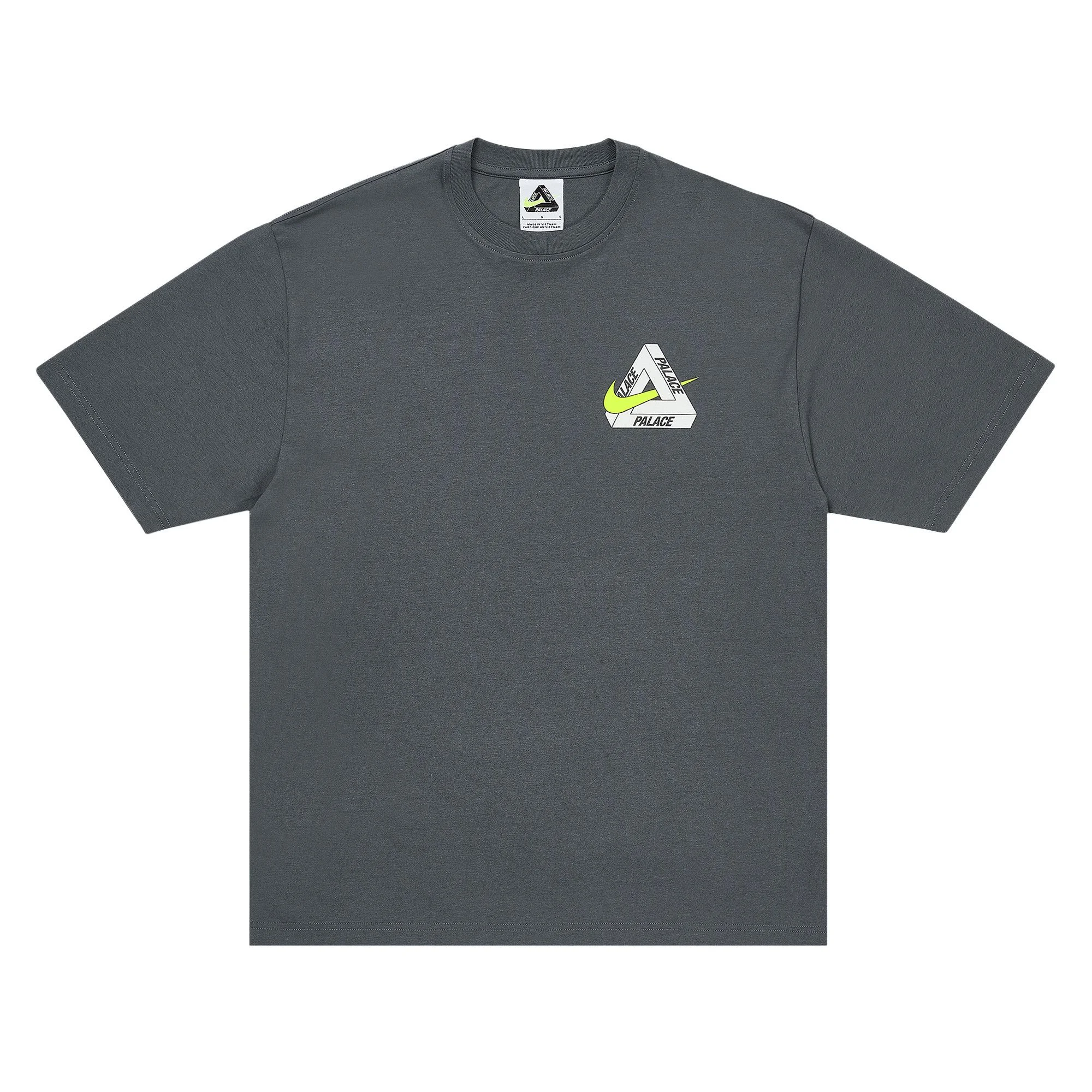 Palace x Nike Tri Swoosh T-Shirt 'Charcoal' - 1