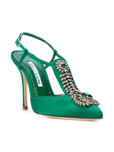 Manolo Blahnik Jamala 105 pumps outlook