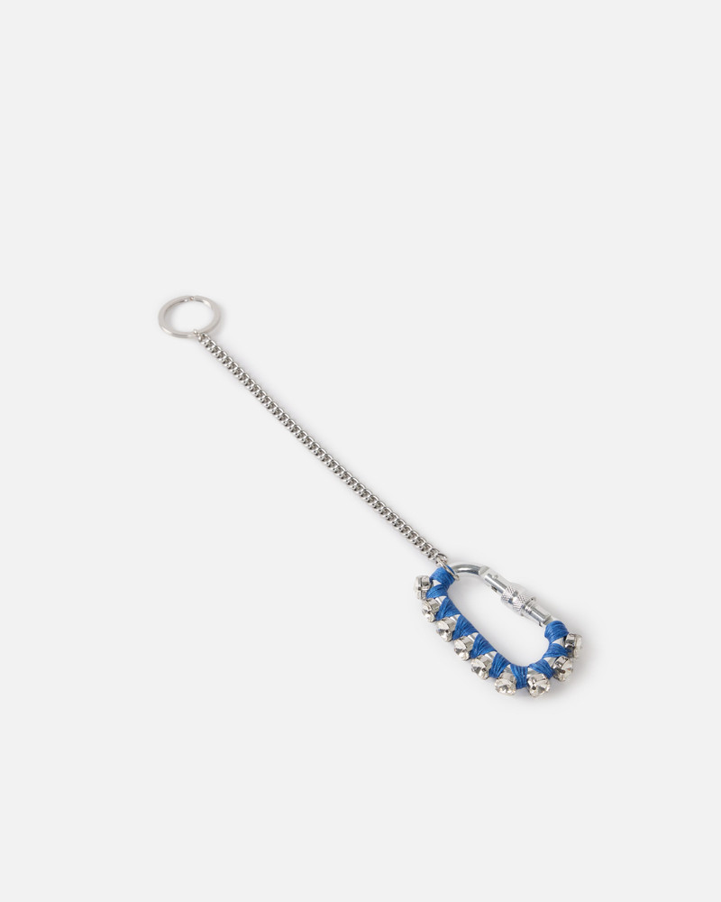 PINKO METAL KEYRING WITH COLOURED THREAD AND BEADS outlook