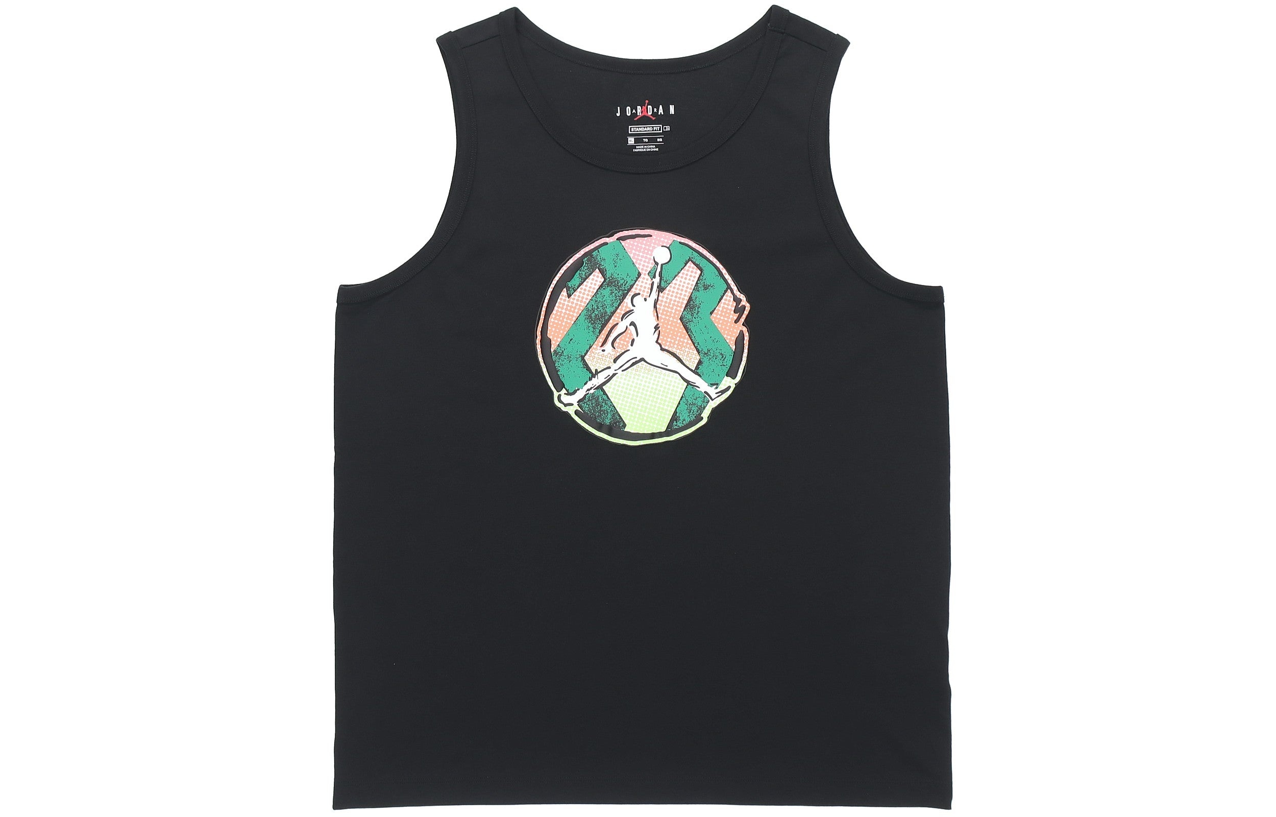 Men's Air Jordan Sport Dna Printing Casual Sports Running Black Vest CZ8296-010 - 2