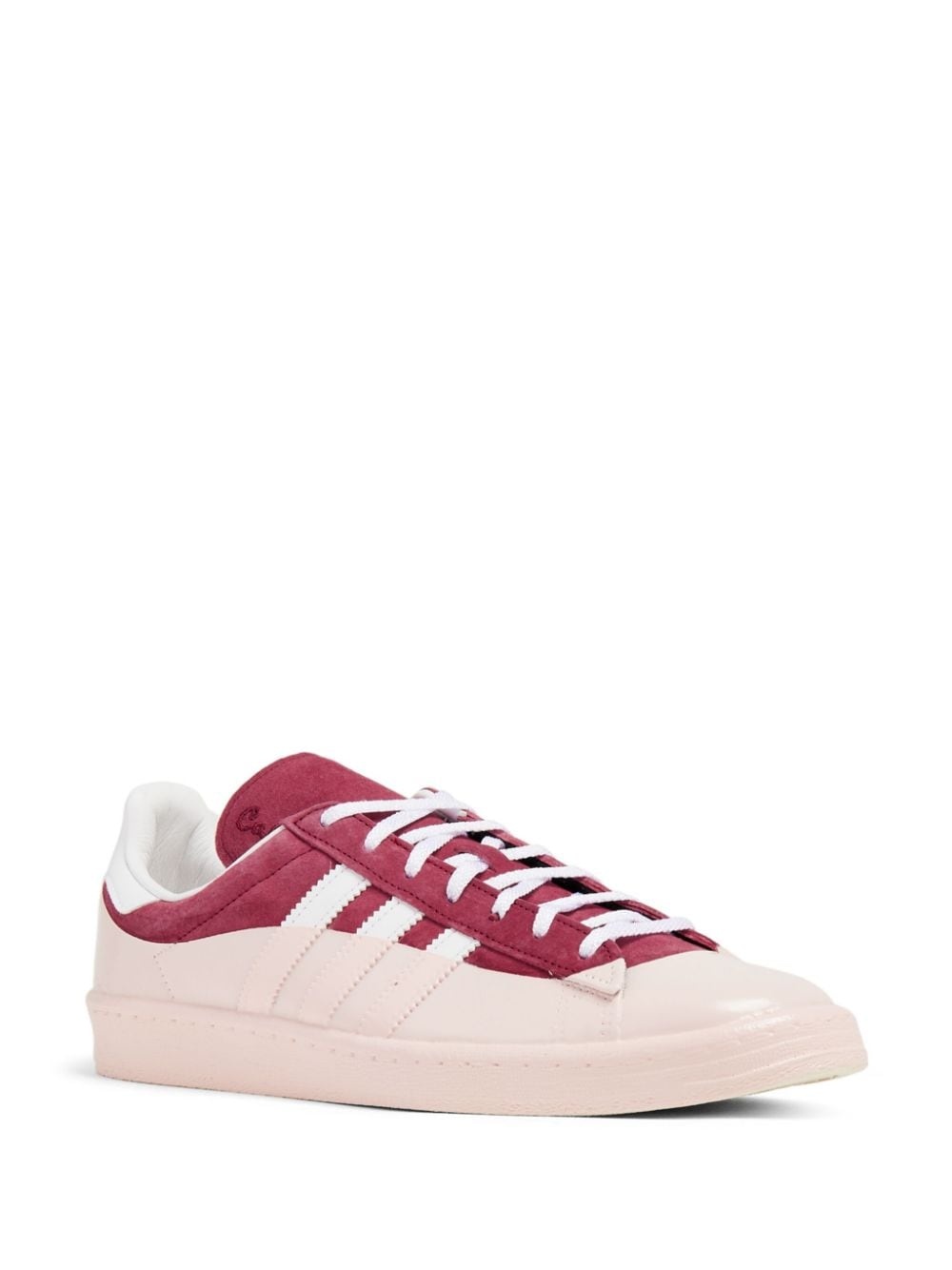 panelled lace-up sneakers - 2