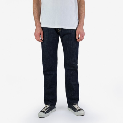 Iron Heart IH-888N 17oz Selvedge Denim Medium/High Rise Tapered Cut Jeans - Natural Indigo outlook