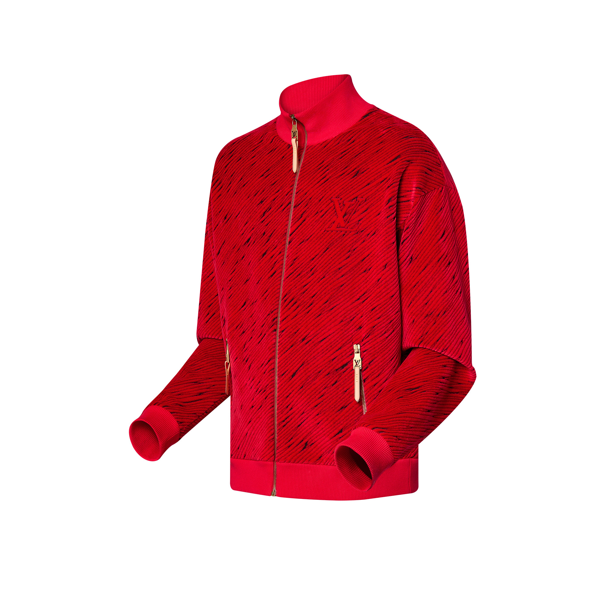 Jacquard Cotton Velvet Tracktop - 2