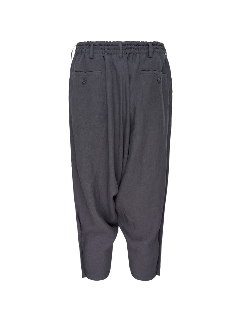 Yohji Yamamoto drop-crotch sarouel trousers outlook