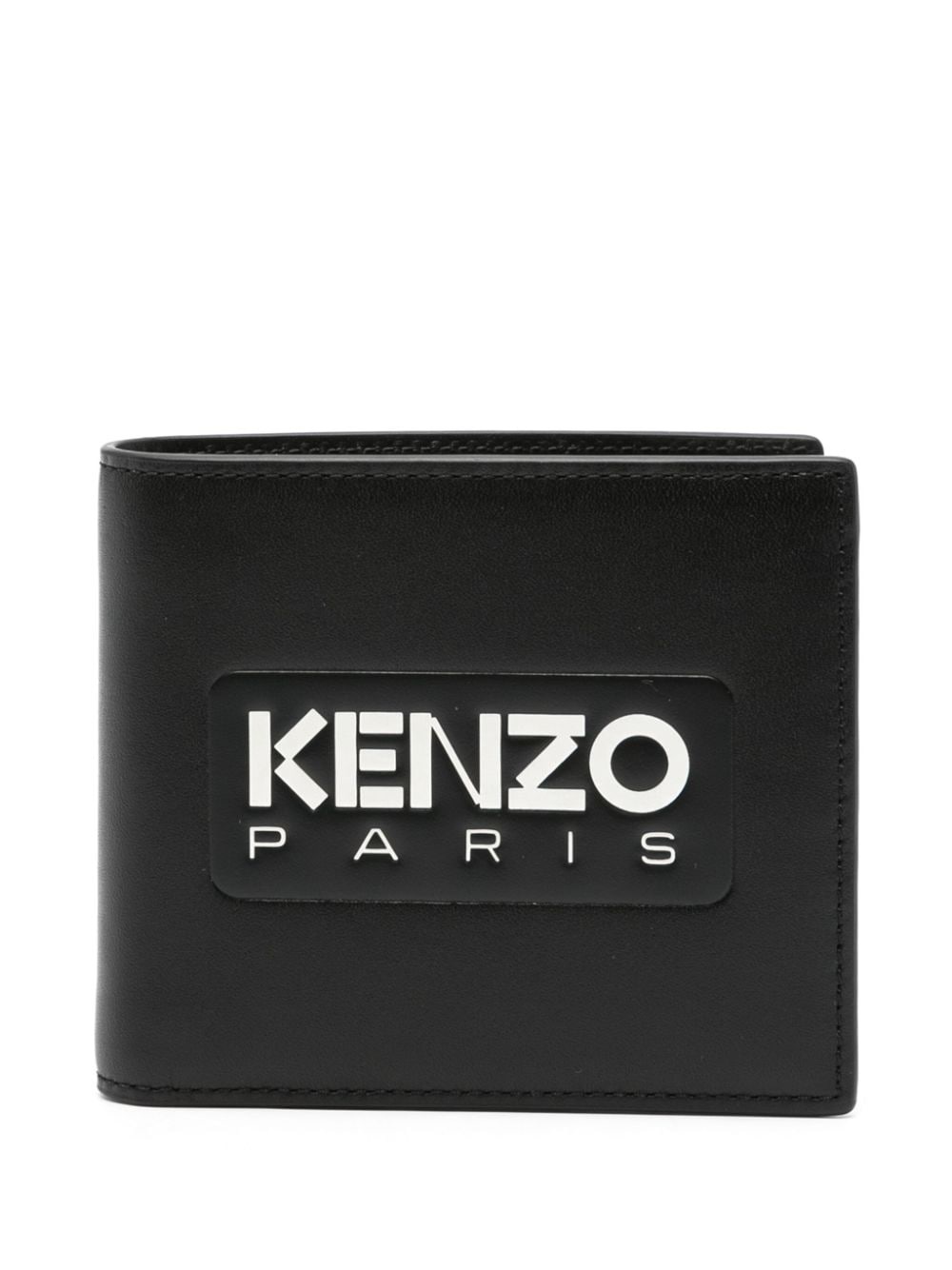 logo-embossed leather wallet - 1