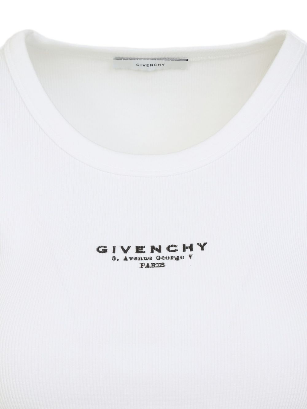 ribbed logo top - 3