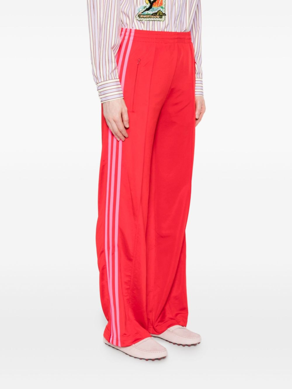stripe-detail trousers - 3
