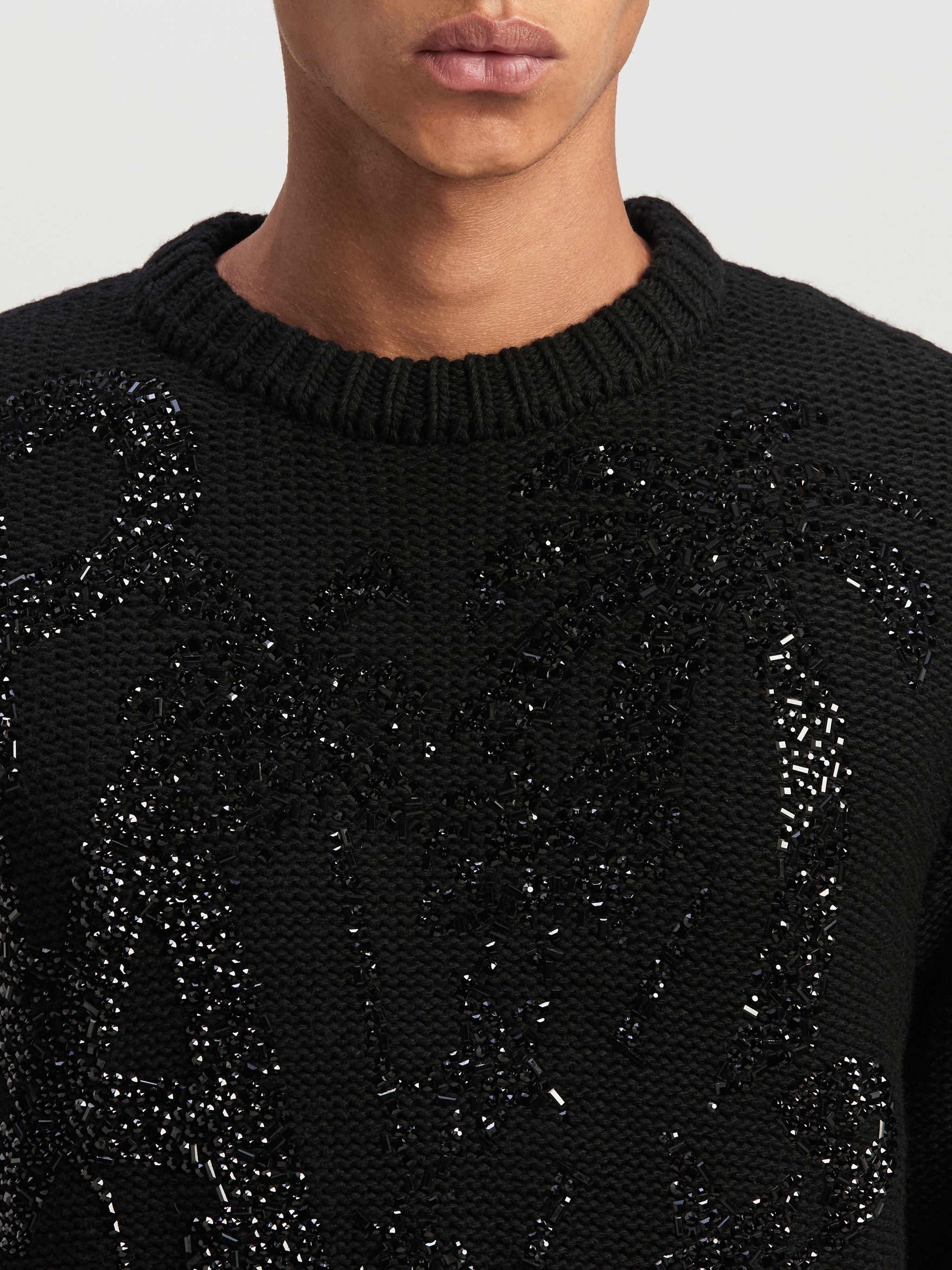 PALM STUDDED SWEATER - 6