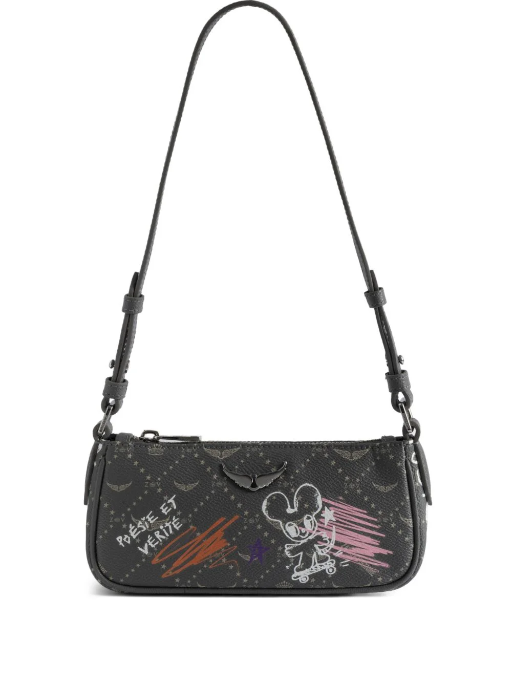 Z monogram graphic shoulder tag - 1