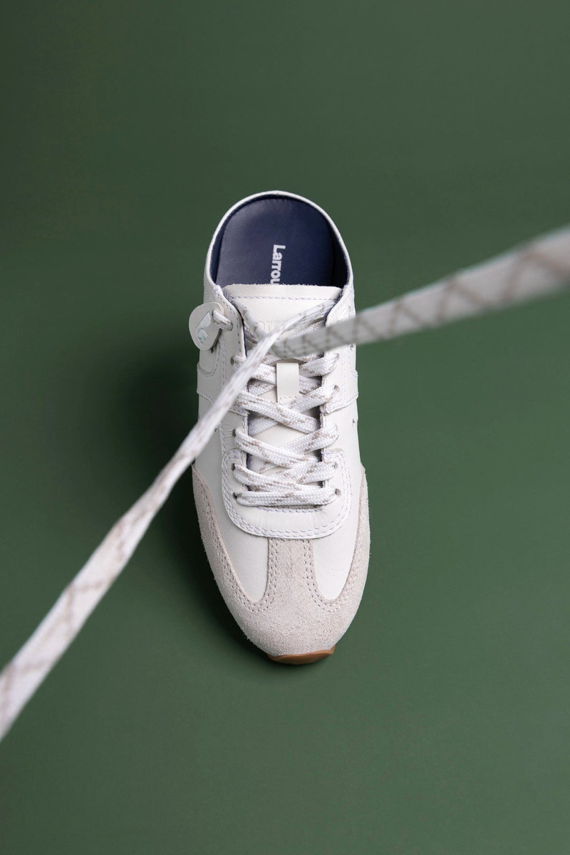 Stella Mule In Grey Suede 7