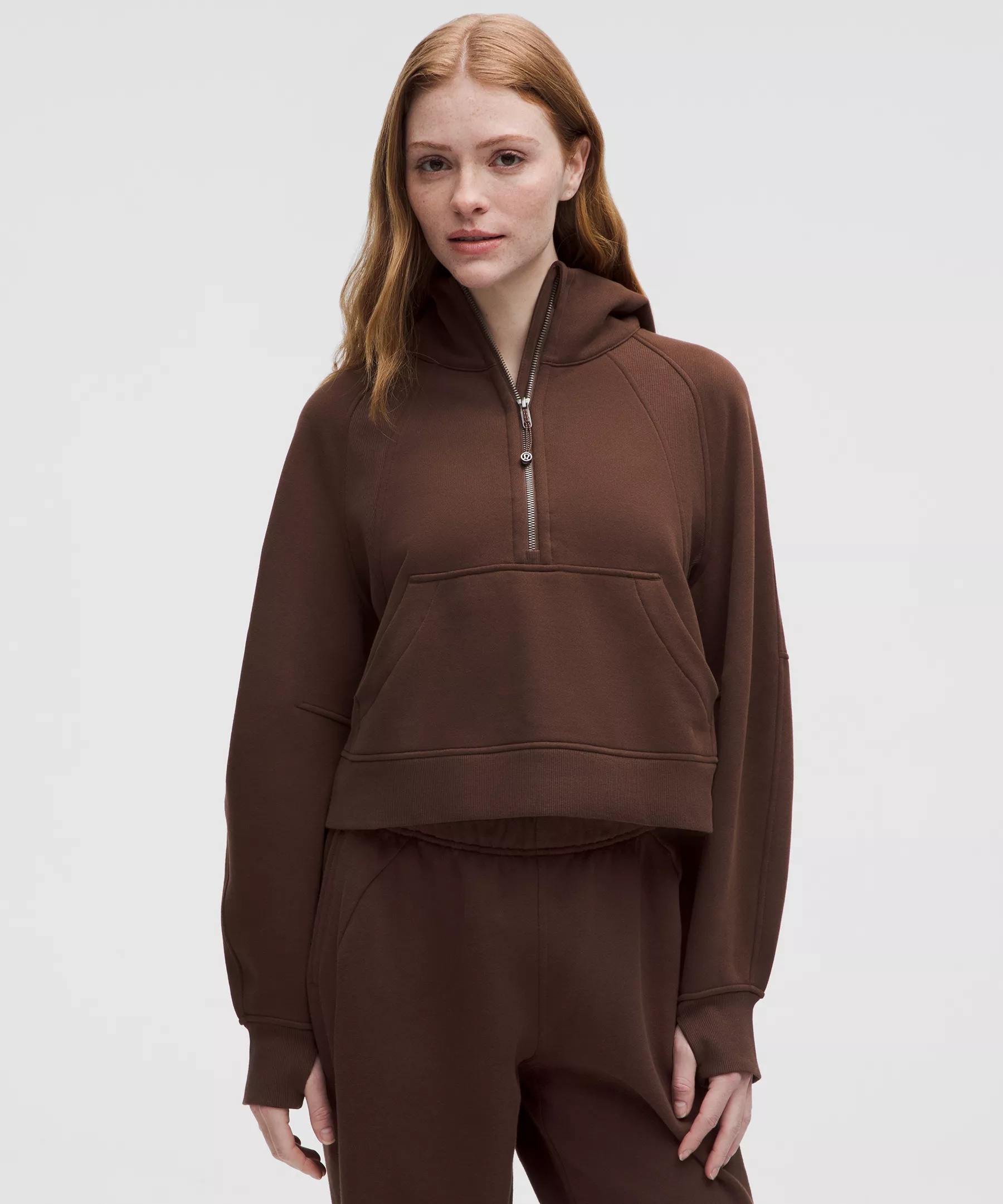 Scuba Oversized Half-Zip Hoodie - 1