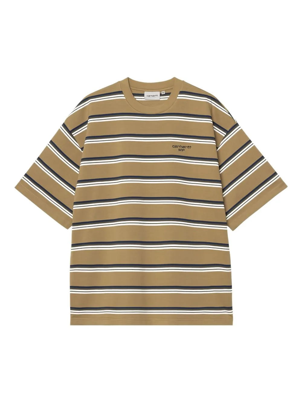 striped cotton T-shirt - 1