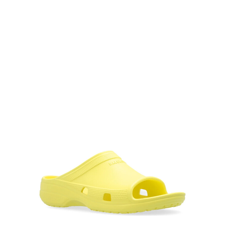Balenciaga Pool Crocs Slides In Citrus - 2