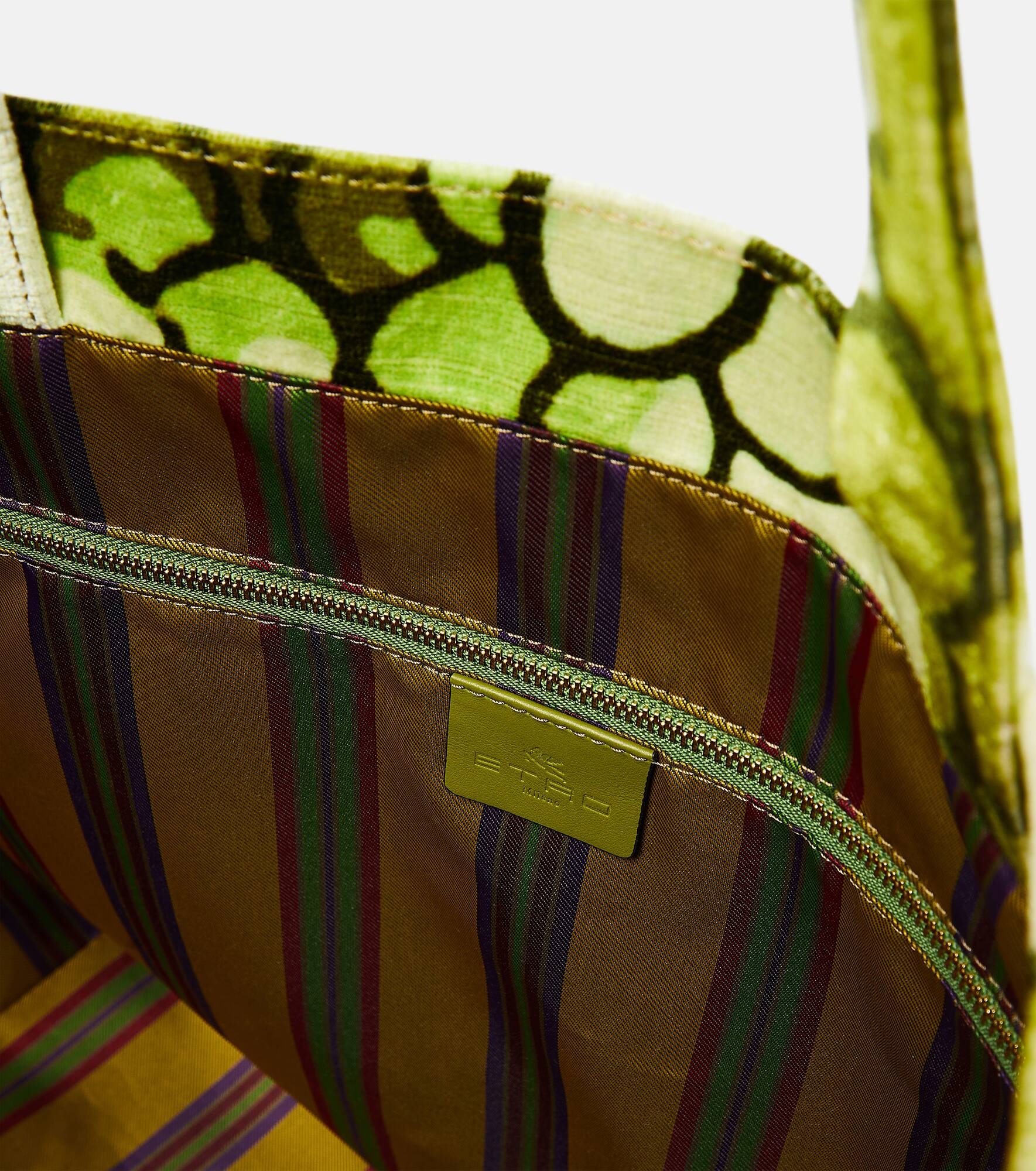 Pegaso leather-trimmed tote bag - 3